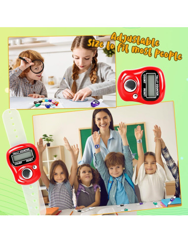 Contador de Mano Electrónico Norcoin 24 Piezas LCD 5 Dígitos