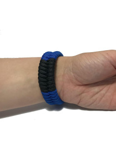 Pulsera de Paracord BJJ Azul Grande - Gi Store Rocks! 2