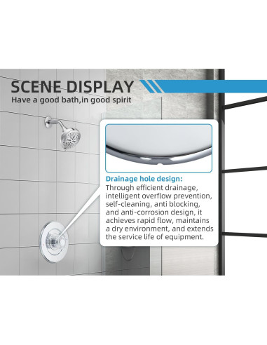 Placa de Cubierta Moen 16090 para Grifos de Ducha Cromo