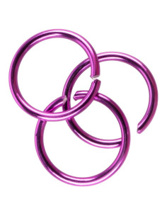 Anillas de Salto de Metal Craft County 10mm Púrpura 300 Piezas