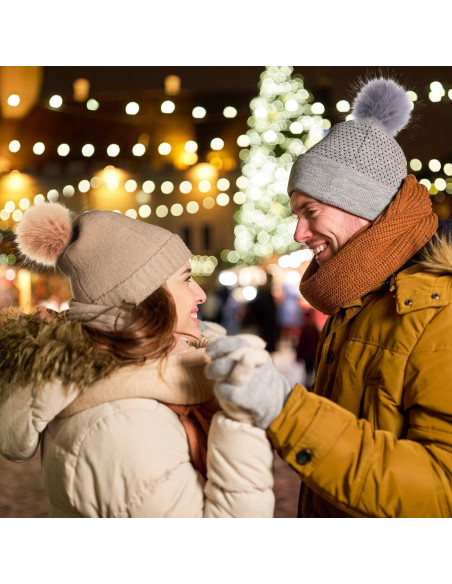Bolas de Pompón Fluffy Boao 12 Piezas 10 cm Sintéticas