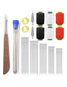Kit de Costura 37 Piezas Cyhdddr con Agujas y Hilos