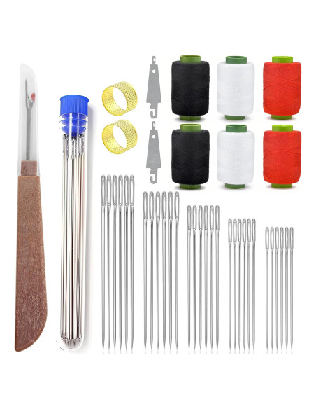 Kit de Costura 37 Piezas Cyhdddr con Agujas y Hilos