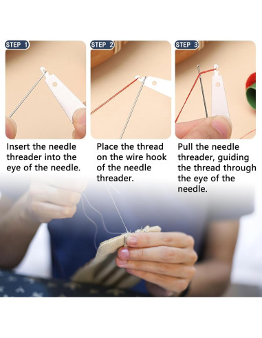 Kit de Costura 37 Piezas Cyhdddr con Agujas y Hilos