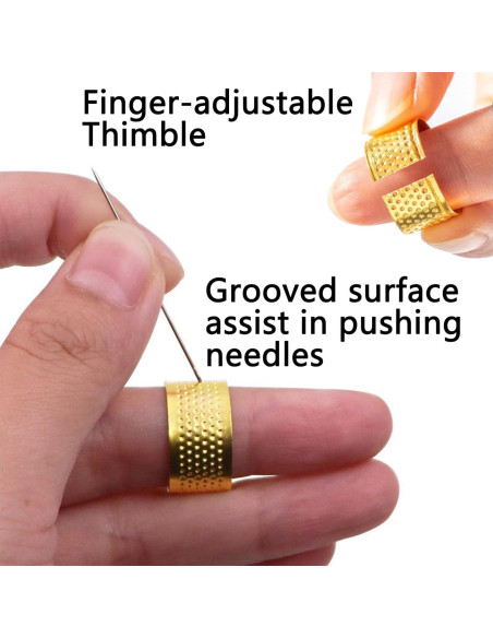 Kit de Costura 37 Piezas Cyhdddr con Agujas y Hilos