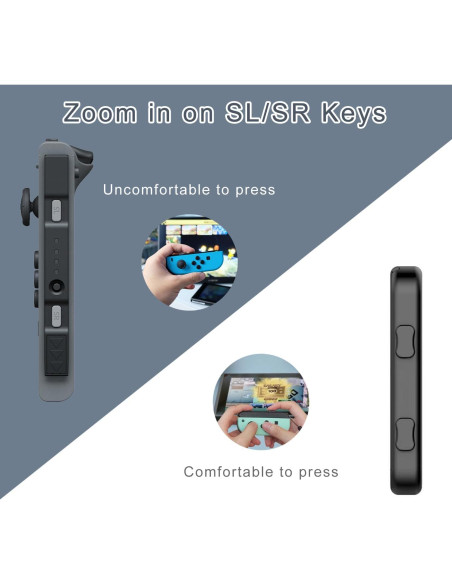 Correa de Muñeca Lonxmovs para Joycon Switch - Ajustable Negro