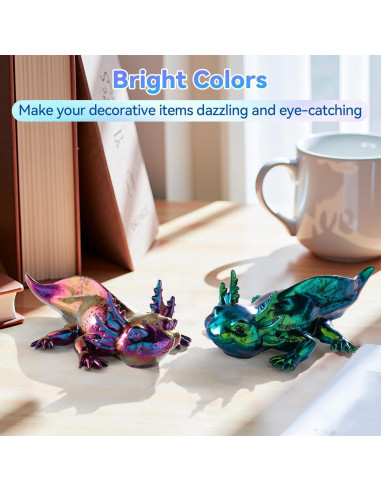 Escamas Camaleón LET'S RESIN - Polvo de Pigmento Cromado 5 Colores