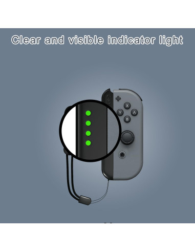 Correa de Muñeca Lonxmovs para Joycon Switch - Ajustable Negro