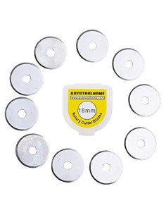 Cuchillas de Cortador Rotativo AUTOTOOLHOME 18mm Paquete 10
