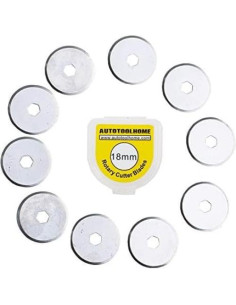 Cuchillas de Cortador Rotativo AUTOTOOLHOME 18mm Paquete 10 2