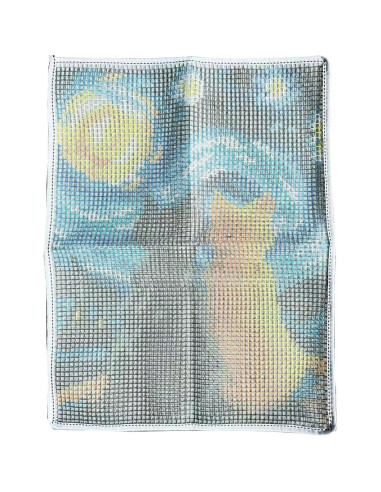 Kit de Ganchillo Latch GLAECYY Gato Estrella 52x38 cm