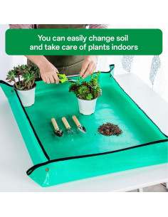 Set de Herramientas de Jardín IIUIKOO 5 Piezas Hierro Verde 2