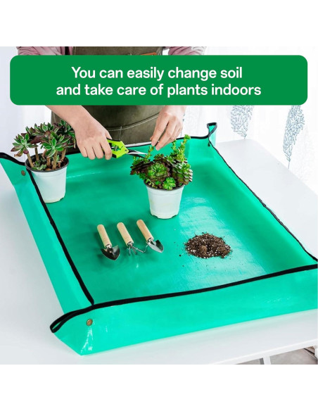 Set de Herramientas de Jardín IIUIKOO 5 Piezas Hierro Verde