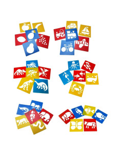 Plantillas de Dibujo Lependor 36 Piezas para Niños - Lavables