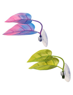 2 Almohadillas de Hoja para Peces Luchadores CRZQXOUR