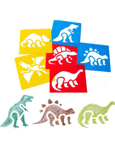 Plantillas de Dibujo Lependor 36 Piezas para Niños - Lavables 2