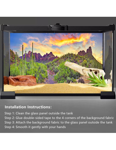 Fondo de Fotografía YongFoto 90x60 cm Cactus Desierto