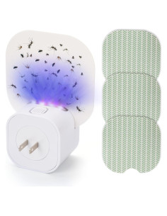 Trampa para Moscas Interior Plainsity MKH-FP-ATE80-4P, 3 Adhesivos