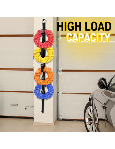 Organizador de Cables Wowangce 2 Pcs Negro Nylon 120 cm