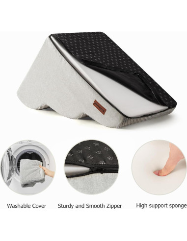 Escalera para Perros y Gatos Aodisman 3 Pasos Antideslizante