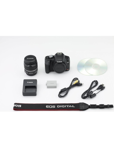 Cámara DSLR Canon EOS Rebel T1i 15.1 MP con Lente 18-55mm