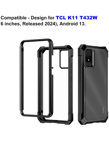 Funda Ailiber para TCL K11 T432W con Protector de Pantalla