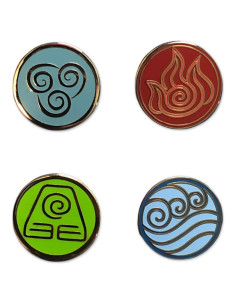 Conjunto de Pines Coleccionables Avatar - 4 Elementos 2.54cm