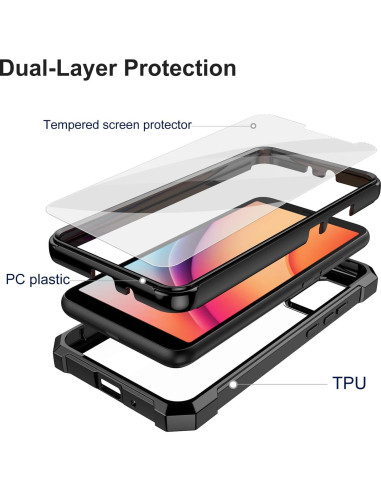 Funda Ailiber para TCL K11 T432W con Protector de Pantalla