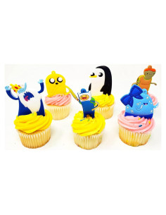 Juego de Decoraciones para Cupcakes Hora de Aventura