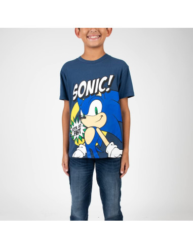 Conjunto de 4 Camisetas Sonic the Hedgehog para Niños