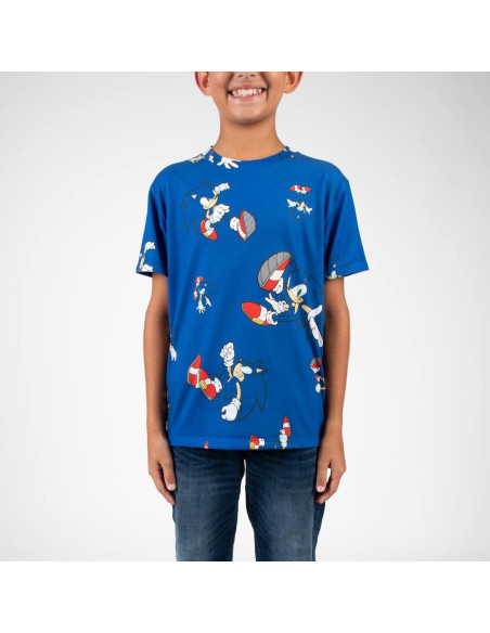 Conjunto de 4 Camisetas Sonic the Hedgehog para Niños