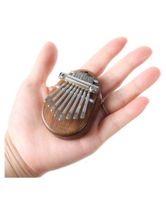 Mini Kalimba de 8 Claves BSWAN de Madera Sapele
