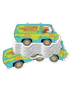 Calcomanías Scooby-Doo Mystery Machine 50ct - Vinilo Resistente