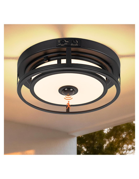 Luz de Techo LED Yolsunes 30.48cm con Sensor de Movimiento 3CCT