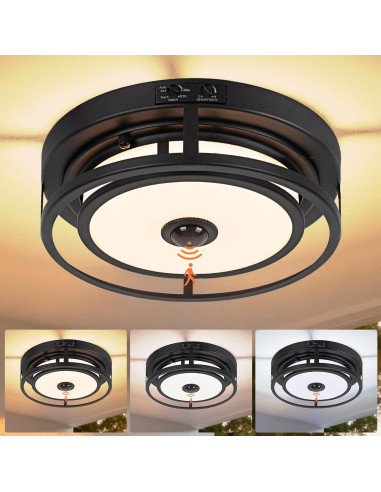 Luz de Techo LED Yolsunes 30.48cm con Sensor de Movimiento 3CCT