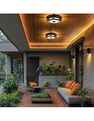 Luz de Techo LED Yolsunes 30.48cm con Sensor de Movimiento 3CCT