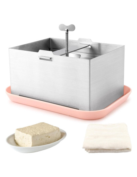 Prensa de Tofu Acero Inoxidable XuYelora 16x12x9cm