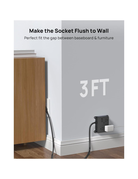 Regleta de Enchufes TROND Prime Mini I 3FT con USB