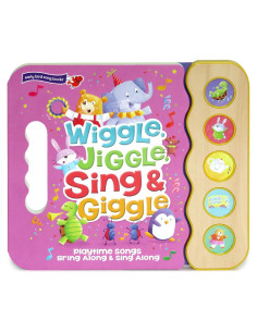 Wiggle, Jiggle, Sing & Giggle: 5 Button Children's Sound Book (Early Bird Sound Books)