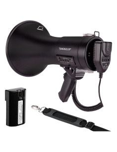 Megáfono Bluetooth MGROLX 50W con Batería Recargable y Sirena