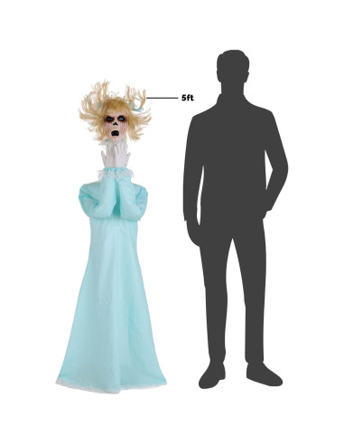 Decoración Animatrónica Halloween Disfraces Divertidos 1.52m