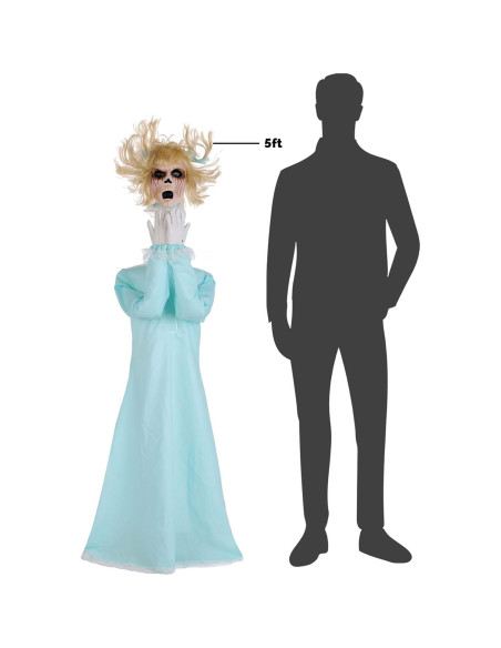 Decoración Animatrónica Halloween Disfraces Divertidos 1.52m