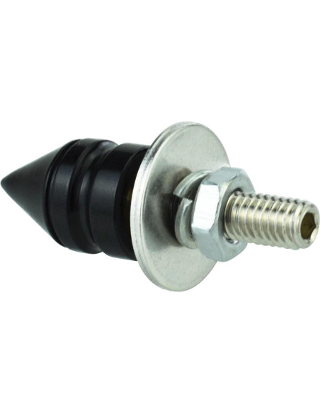 Tornillos Antirrobo para Placa de Matrícula Abfer 4 Pcs Negro