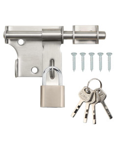 Pestillo de Puerta Alise 30 cm Acero Inoxidable Alta Resistencia