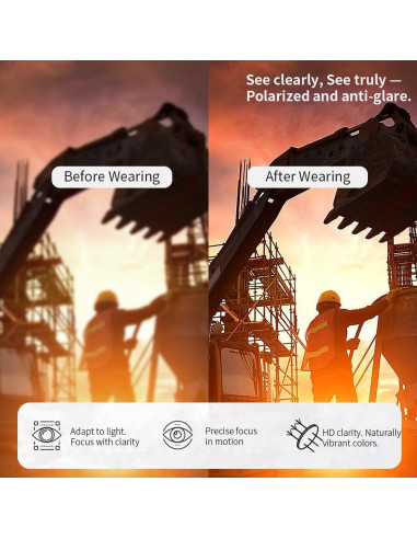 Gafas de Sol de Seguridad Ansell BEA807 UV400 Polarizadas