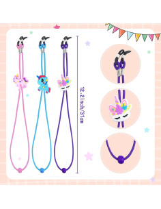 8 Correas Antideslizantes para Gafas Niños Multicolor 31 cm 2
