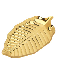 Soporte para cuchara dorado KALIONE 17x10cm acero inoxidable