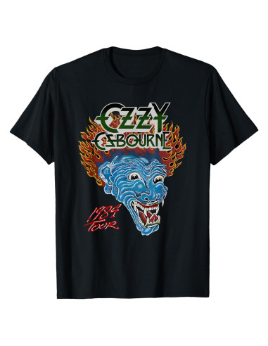 Camiseta Ozzy Osbourne Blue Demon Oficial - Hombre