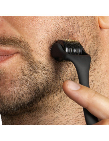 Rodillo Derma Microneedling Angel Kiss 0.25mm para Cara y Barba