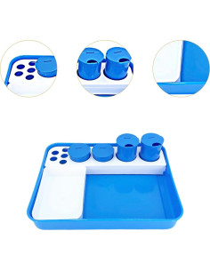 Bandeja Cuadrada Multifuncional Genérica para Salón de Belleza 31x24cm 2